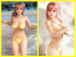 momijihayabusa:Honoka Yellow Bikini