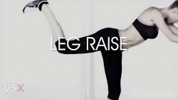 buildabooty:  Leg Raises to tighten your tush!Â  If this is too easy for you, try adding a leg weight for more resistance. 