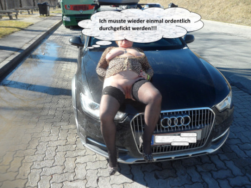 scrumptiouswitchluminary:  Ich zeige mich gerne nackt auf Parkplätzen und lasse mich da auch von allen “blank” ficken!!!  nachbarbua85@gmail.com