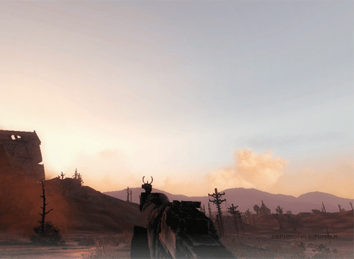 Porn photo sephirona:  Fallout 3: Aaaand more skies.