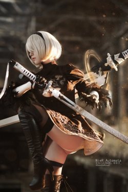 cosplayheaven: Android 2b | Nier Automata by 半半子 &lt; |D”‘‘‘‘