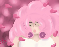 Finished my Rose Quartz painting. Just a heads up, I will be avoiding Tumblr like the plague on Monday, Wednesday, and Friday. I have work those nights and won&rsquo;t be able to catch the episodes until later. I&rsquo;ll be making any drawings or write