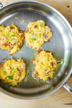 foodffs:  Bacon, Spaghetti Squash, and Parmesan Fritters  Really nice recipes. Every hour.   