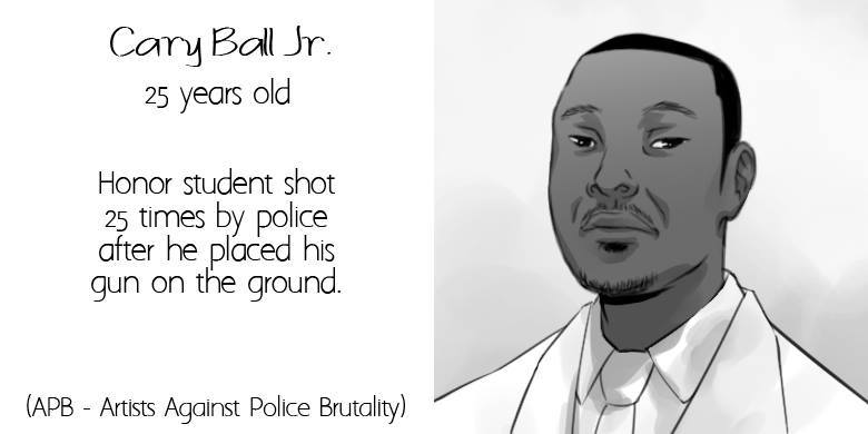 csrcalloway:Victims of police brutality… Art by Ashley A. Woods.This is my submission