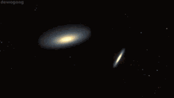 marianaluna26:  Choque de galaxias :O