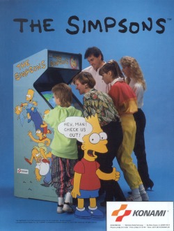 fuckersupreme: mastersofthe80s:  The Simpsons (Konami, 1991)   