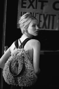 senyahearts:  Sasha Luss in “Gray Scale” for Neiman Marcus, September 2014 Photographed by: Peter Lindbergh 