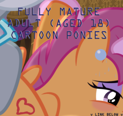 &gt; Fully Adult Cartoon Horses Experiencing Full Frontal Friendship (or, alternatively, “In Bed With the Enemy”) &lt;  Greetings, fellow ponelikers! I believe it’s time for another 100% perfectly legal, consensual 18 years old marshmallow cartoon