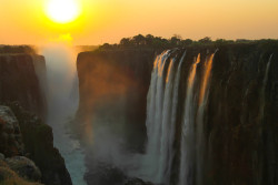 landscapelifescape:  Victoria Falls - Zambia  Ray of life by Adalberto Mangini