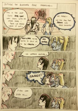 Kate Five vs Symbiote comic Page 74  The return of Taki and Nexi, aka Battle Angel and Nexus Girl. I know Taki is hard to recognise with her clothes on