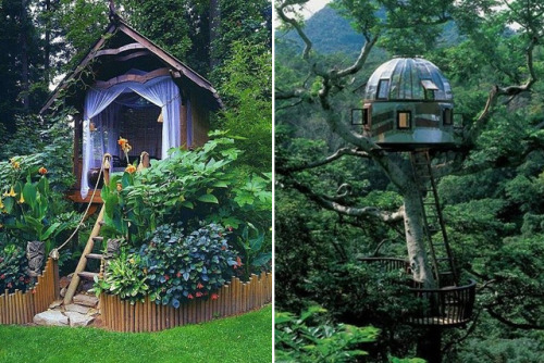 th3jynxxx:  poeticajustice:  moreprogression:  twentymissedyears:  will some one build a tree house with me  EFF yeah  Babe will u live in a treehouse w me   Want them all!  OMG this is serious building work