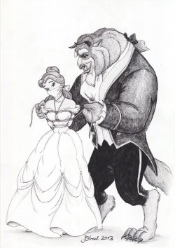 drawninrope:  Beauty and the Beast - scene