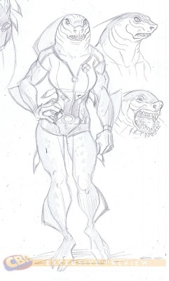 charactermodel:  Shark Girl by Nick Bradshaw [ Wolverine and the X-Men ]  via http://www.comicbookresources.com/?id=44115&amp;page=article