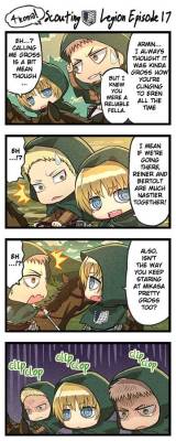 kiss-kiss-fall-into-hell:  You dare tell me eremin is nowhere near canon…. Lookit that punk-ass smirk in the last panel.