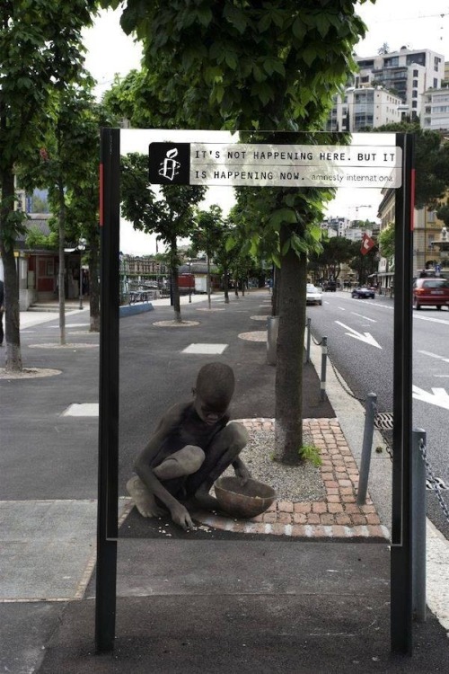 thebrokentaboos:  Ad Campaign by Amnesty International Switzerland 