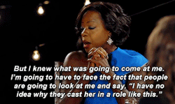 michaellapratts-deactivated2016: In today’s episode of white people denying the realities of poc actresses - and even cutting them off in the process - queen of everything Viola Davis handles the situation perfectly. x