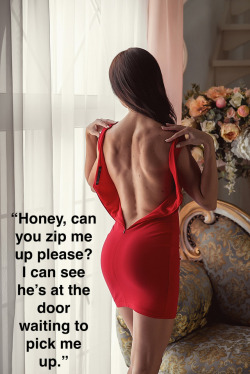 slutwitharing: I love helping my wife get ready for her dates with other men.  www.slutwitharing.tumblr.com 