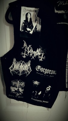 blackenedmacabre:  An update of my vest.