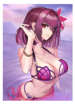 hentafutas22:  Scathach in a bikini
