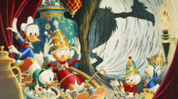 alicekaninchenbau:  References to Carl Barks’ Work in the DuckTales Reboot Opening  Cave of Ali Baba (painting from ’73, based on the story of the same name, first published in 1962)  Flying Dutchman (painting from ’72, first of the many paintings
