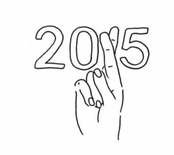 human:  Reblog for good luck in 2015 