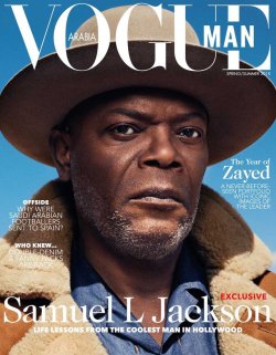 sinnamonscouture:    Samuel L. Jackson Covers Vogue Man Arabia, Spring/Summer 2018  