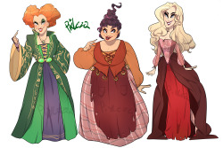 qtarts:Some Hocus Pocus! I finally watched this movie for the first time and decided to draw the cast for funisies 