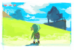 iradraws:drew a bunch of wind waker screen shots !! wind waker is my most favorite game in the entire world!!!!