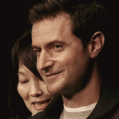  Richard Armitage waiting for the translation of his answer at the press conference in Tokyo. [x]  