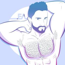 @bibbideg  #TheEdArt #EdArt #Illustrator #Ilustracion #Art #Artist #Draw #Drawing #Design #Gay #GayMuscle #GayArt #GayIllustration #GayCartoon #MuscleBoys #Beard #Tattoos #Muscle #MuscleHunk #Hairy #Ripped #Body #Hunk #Handsome #Sexy #SexyHunk #Macho