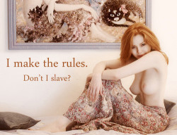 Ich mache die Regeln, nicht wahr, Sklave? Und ich kann sie auch wieder Ã¤ndern, richtig? Und du wirst gehorsam alles tun, was ich dir befehle!