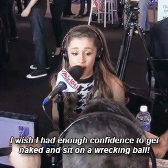  Ariana Grande on Miley Cyrus’ career (x)