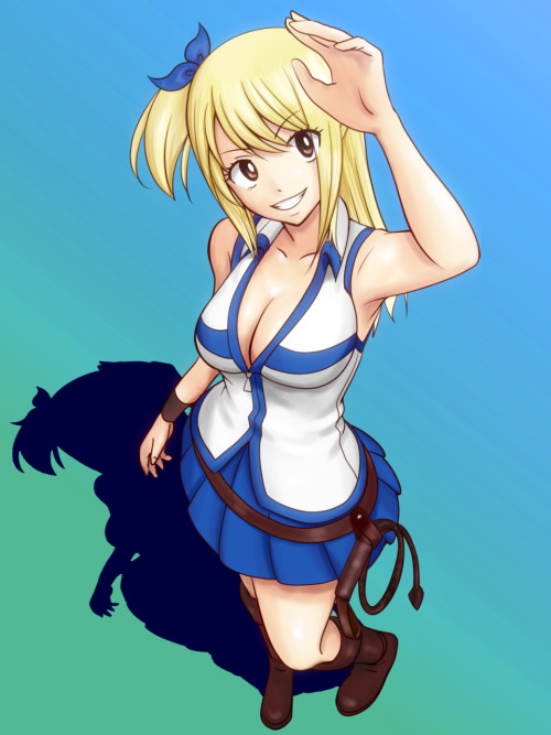 rule34andstuff:  Fictional Characters that I would “wreck”(provided they were non-fictional): Lucy Heartfilia (Fairy Tail).  