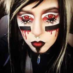 m4sterofdeath:  Make up by @kellyeden for the new BOTDF shoot.