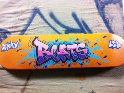 Painted this skateboard deck which was on display at Warringah Art Exhibition a few weeks ago