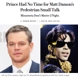 dmc-dmc: docislegend:  casaofjules2:  GQ Encyclopedia of Matt Damon, his Bourne co-star Julia Stiles begins to tell the story of their encounter with Prince:  add “I live inside my own heart, Matt Damon” to the things I will now commonly say that