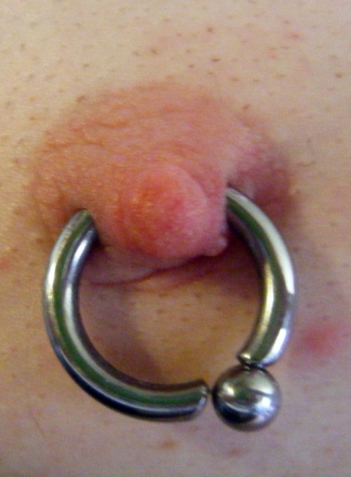  my niple piercings
