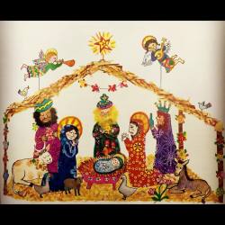 #thenativity #jesusisthereasonfortheseason #navidad #refugeeswelcome #manger
