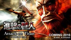 The countdown from KOEI TECMO the past few days teasing the Shingeki no Kyojin Playstation 4/Playstation 3/Playstation VITA game and the teaser trailer, as revealed today! The game, with the working title “Attack on Titan,” will be developed by Omega