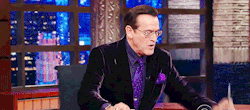 factoseintolerant:  Bruce Campbell’s Stephen Colbert impression 