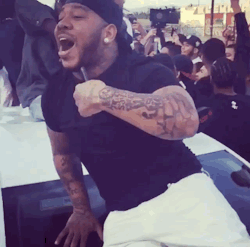 crime-she-typed:  micdotcom:  Police broke up YG and Nipsey Hussle’s “Fuck Donald Trump” video shoot YG put out a call on Instagram Sunday telling people to meet him at Melrose and Fairfax in Los Angeles to tape part of the “Fuck Donald Trump”