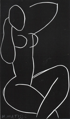 Nude Seated with Crossed Legs / Henri Matisse