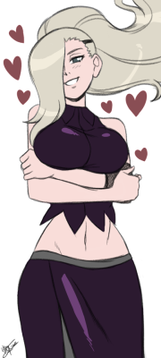 devinsaurusnext: Sexy Adult Ino by @aeolus06: Colored by BloxWastesYourTime @darkwhenmilked‘s colored version of my second July sketch commission from @aeolus06. Original Version 