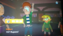 sodomymcscurvylegs:  leehasthekeyy:  Getting real sick of your bullshit at this auction guys  This is, literally, the main reason Wind Waker HD is superior to the original. &lt;3   Lmao