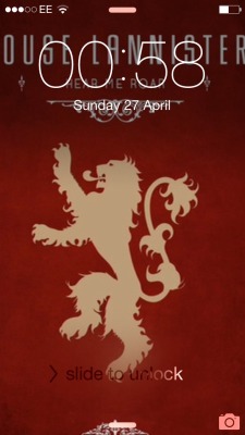 I must say this new fancy iPhone is very good. And yes I do like house Lannister. (Standby for hate mail)