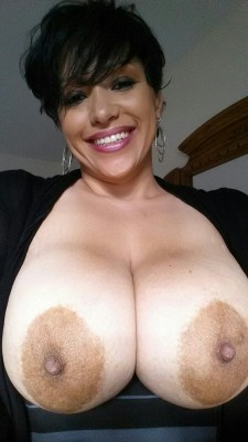 robzrax:  I love my wife’s huge G cup cow tits!