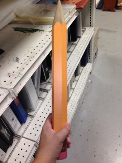angry-slowpoke:  tattooed-disappointment:  angry-slowpoke:  Guess what I got at the thrift store  is it a number 2? use that shit on every scantronevery time someones like “please take out your number 2 pencil”take it out and scream “ME HOY MENOY”