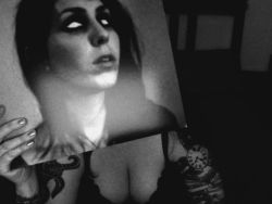 doomnomad:  Hangouts with Miss Wolfe.  Chelsea Wolfe is my new favorite artist. She gives me inspiration. 