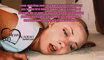 Sex moanacademy:  For more original sissy captions pictures