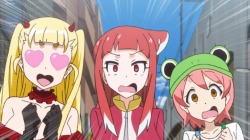 skynohoshi:akiba’s trip girl trio as earphones